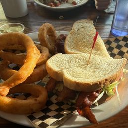 BLT and Onion Rings BLT and Onion Rings