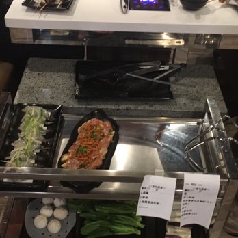 Tastee Steam Kitchen - This is the cart they bring with your raw food on it, so that they can put it in the steamer right infront if you! A - Seafood Near Me - Oakland, California