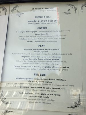 Menu photo 1 Le Bistro du Périgord Paris, 75 Menu photo 1 Le Bistro du Périgord Paris, 75