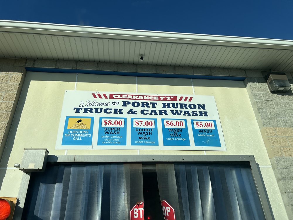 PORT HURON TRUCK AND CAR WASH Updated June 2024 3965 Dove Rd, Port