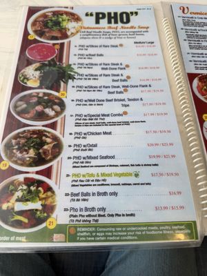 Menu photo 1 Pho 777 Honolulu, HI