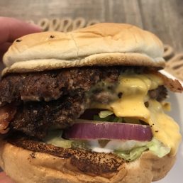 Double bacon and cheese