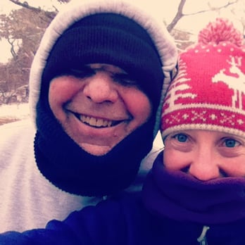 Jersey Sweater - Winter jog with my dad on Cape Cod. Thank you, Jersey Sweater, for keeping me warm (and looking cool) with the #Deerstyle hat. - Sports Wear Near Me - Round Rock, Texas