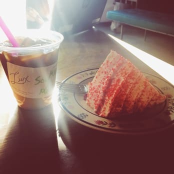 Lux Central - Iced Mocha and Red Velvet Cake - Coffee & Tea Near Me - Phoenix, Arizona