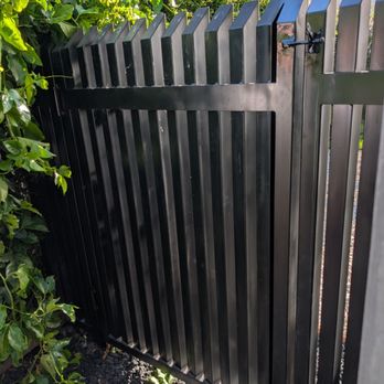 A-List Garage Door & Gate - This is the after shot. I can't find the before but picture 2 of the bars on gate overlapping the closure. . - Fences & Gates Near Me - Van nuys, California