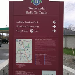 The south terminus of the bike path. The south terminus of the bike path.
