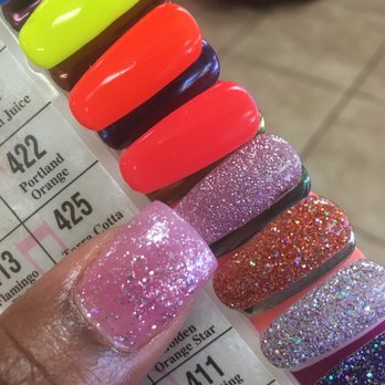 Lovely Nails - Way more sparkles in the display - Nail Salons Near Me - Corona, California