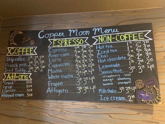 Menu photo 1 The Copper Moon Cleveland, OH