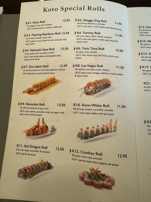 Menu photo 4 Koto Sushi&Ramen Spring, TX