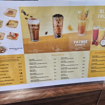 Fatbee Cafe - Drink menu - Bubble Tea Near Me - Everett, Washington Fatbee Cafe - Drink menu - Bubble Tea Near Me - Everett, Washington