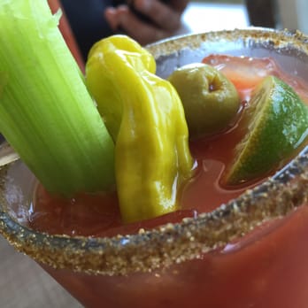 Zelda's - Jalapeño Vodka Bloody Mary rimmed with celery salt. Delish! - Bars Near Me - Capitola, California Zelda's - Jalapeño Vodka Bloody Mary rimmed with celery salt. Delish! - Bars Near Me - Capitola, California