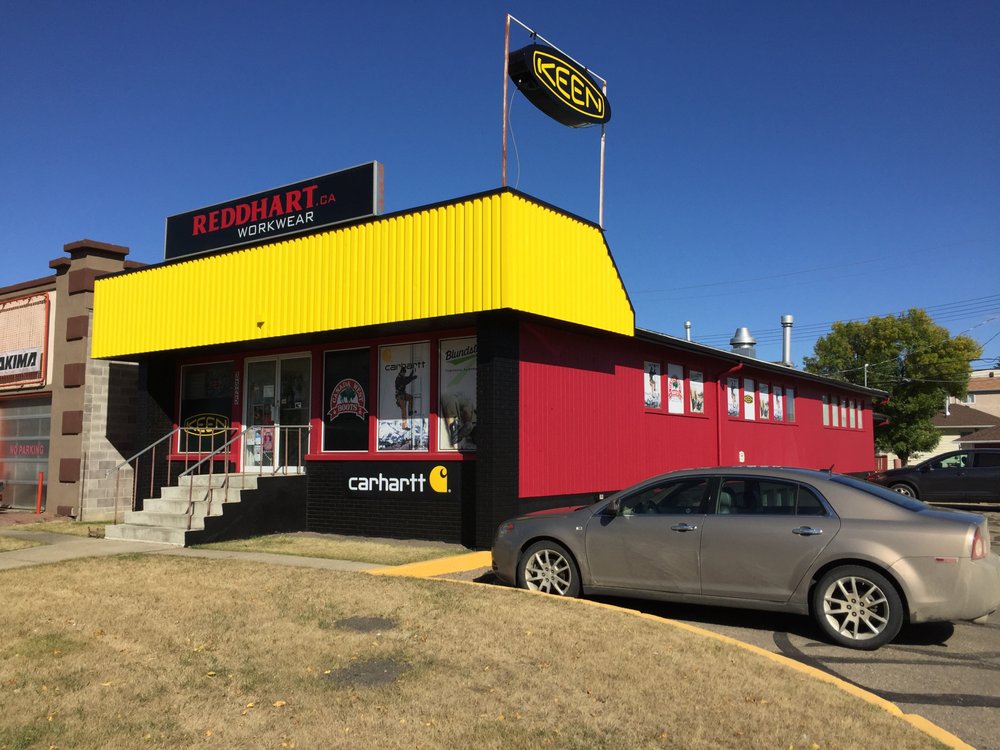 REDDHART WORKWEAR Updated August 2024 7891 Gaetz Avenue, Red Deer, Alberta Shoe Repair