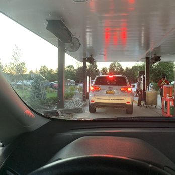 Chick-fil-A - Car line at Chick Fil A - Fast Food Near Me - Ramsey, New Jersey
