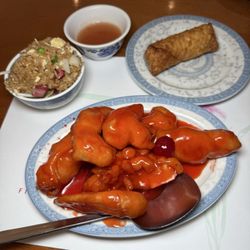 Sweet and Sour Chicken lunch combo