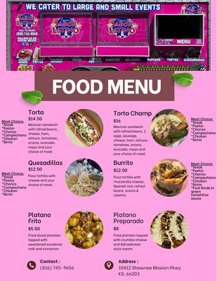 Menu photo 2 Cocina Sabor Latino Shawnee, KS Menu photo 2 Cocina Sabor Latino Shawnee, KS