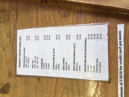 Menu photo 4 Baruir Coffee Shop Sunnyside, NY