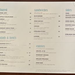 Dinner menu (Aug 2025) Dinner menu (Aug 2025)