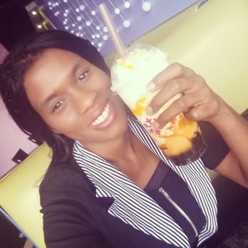 Nu Ice & Drinks - Me and my rainbow mango drink. - Desserts Near Me - Houston, Texas