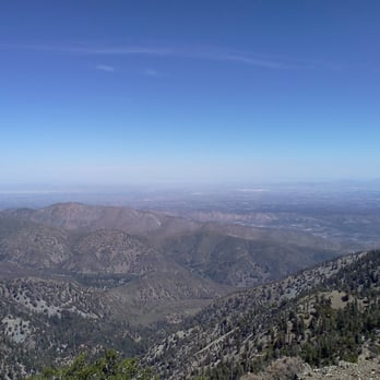 Three T's Trail - view from Telegraph Peak - Hiking Near Me - Mount Baldy, California Three T's Trail - view from Telegraph Peak - Hiking Near Me - Mount Baldy, California
