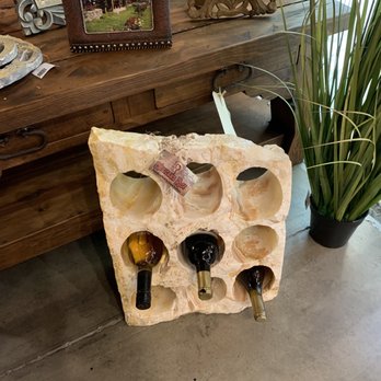 Mexicana Rose - Wine rack made of mineral stone, $300-1200 - Furniture Stores Near Me - Cave Creek, Arizona
