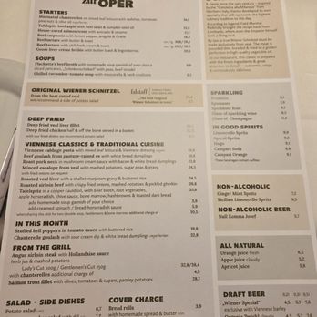 Plachuttas Gasthaus zur Oper - Menu - Austrian Near Me - Vienna, 9 Plachuttas Gasthaus zur Oper - Menu - Austrian Near Me - Vienna, 9
