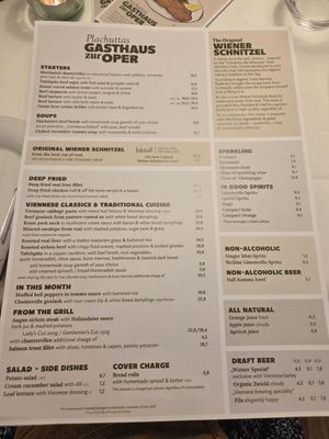 Menu photo 2 Plachuttas Gasthaus zur Oper Vienna, 9 Menu photo 2 Plachuttas Gasthaus zur Oper Vienna, 9