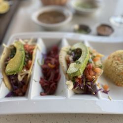 Spanish Flowers Cocina Mexicana - Seafood Tacos