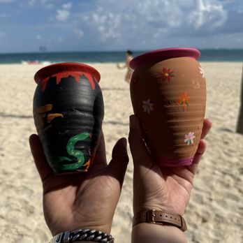 Excellence Resort - Cantarito Painting Class - Resorts Near Me - Playa Mujeres, ROO