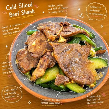 Tasty Noodles & Dumplings - Cold Sliced Beef Shank - Noodles Near Me - Milpitas, California Tasty Noodles & Dumplings - Cold Sliced Beef Shank - Noodles Near Me - Milpitas, California