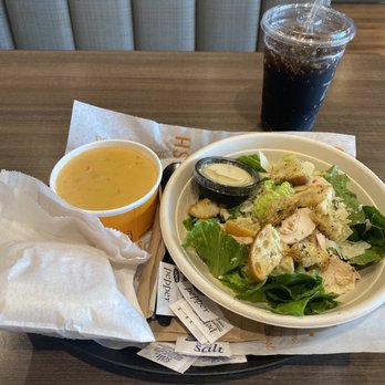 Z!Eats - The "Take Two" with a Lively Caesar and Lobster Bisque soup. - Salad Near Me - Washington, Pennsylvania