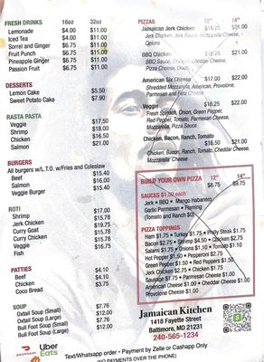 Menu photo 2 Jamaican Kitchen Ms Rose Baltimore, MD