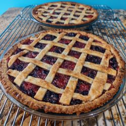 Sweet Santa Fe - Two Cherry Cherry Pies are Sooo crazy good!