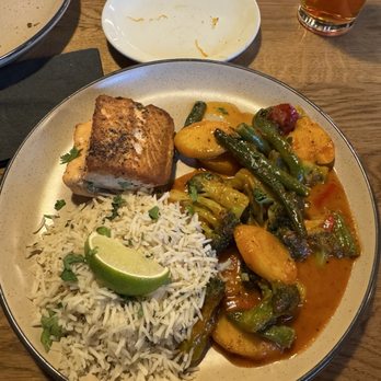 The Red Fox - Salmon this was sooooo good!!! - Salad Near Me - Waynesville, North Carolina The Red Fox - Salmon this was sooooo good!!! - Salad Near Me - Waynesville, North Carolina