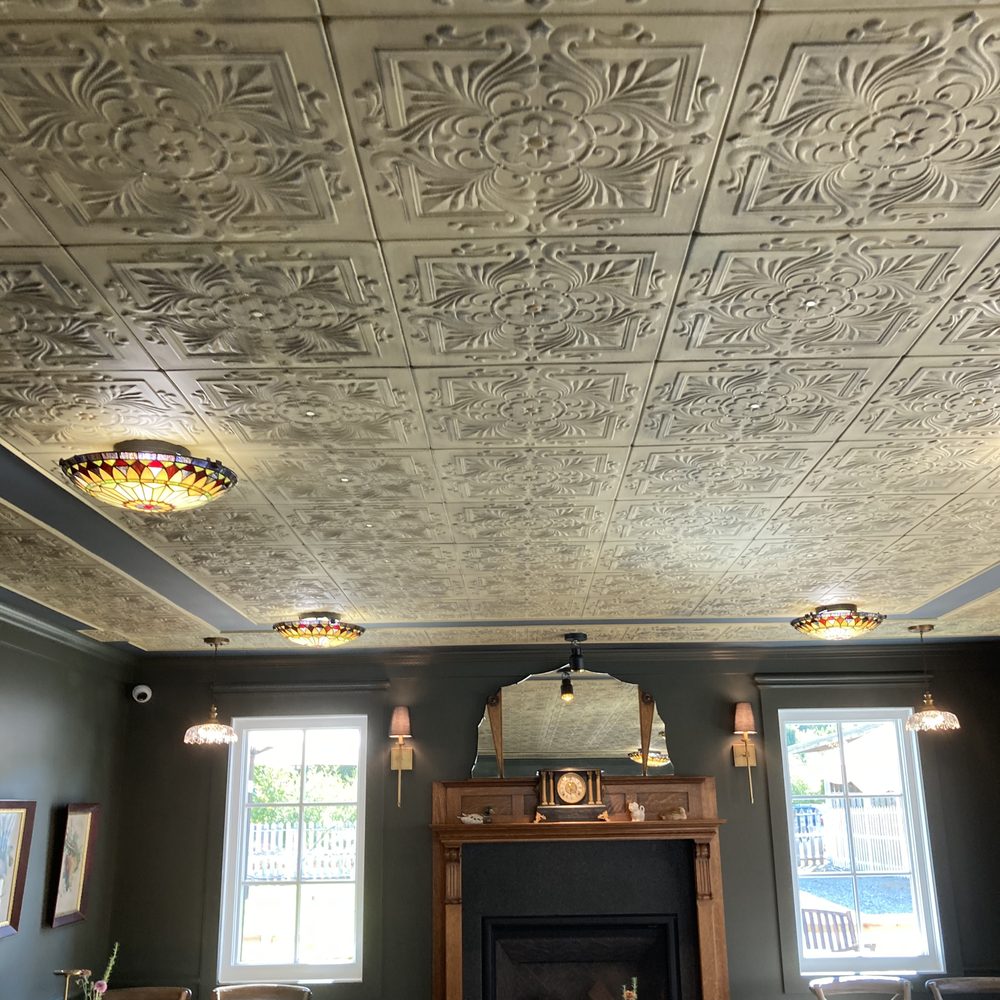 McCully House - Pressed tin ceiling tiles - Beer, Wine & Spirits Near Me - Jacksonville, Oregon McCully House - Pressed tin ceiling tiles - Beer, Wine & Spirits Near Me - Jacksonville, Oregon