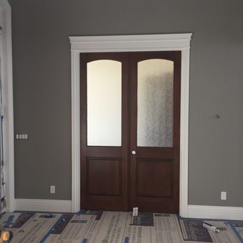 Visualized Precision Construction - Trim work around Study doors. - General Contractors Near Me Visualized Precision Construction - Trim work around Study doors. - General Contractors Near Me