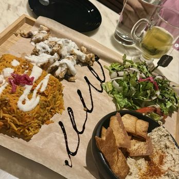 Diplomat Restaurant - Chicken shawarma plate - Hookah Bars Near Me - Los Angeles, California