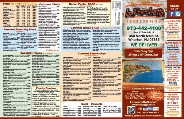 Menu photo 2 La Forchetta Wharton, NJ