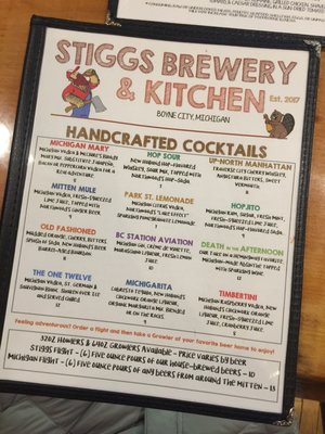 Menu photo 6 Stiggs Brewing & Kitchen Boyne City, MI Menu photo 6 Stiggs Brewing & Kitchen Boyne City, MI