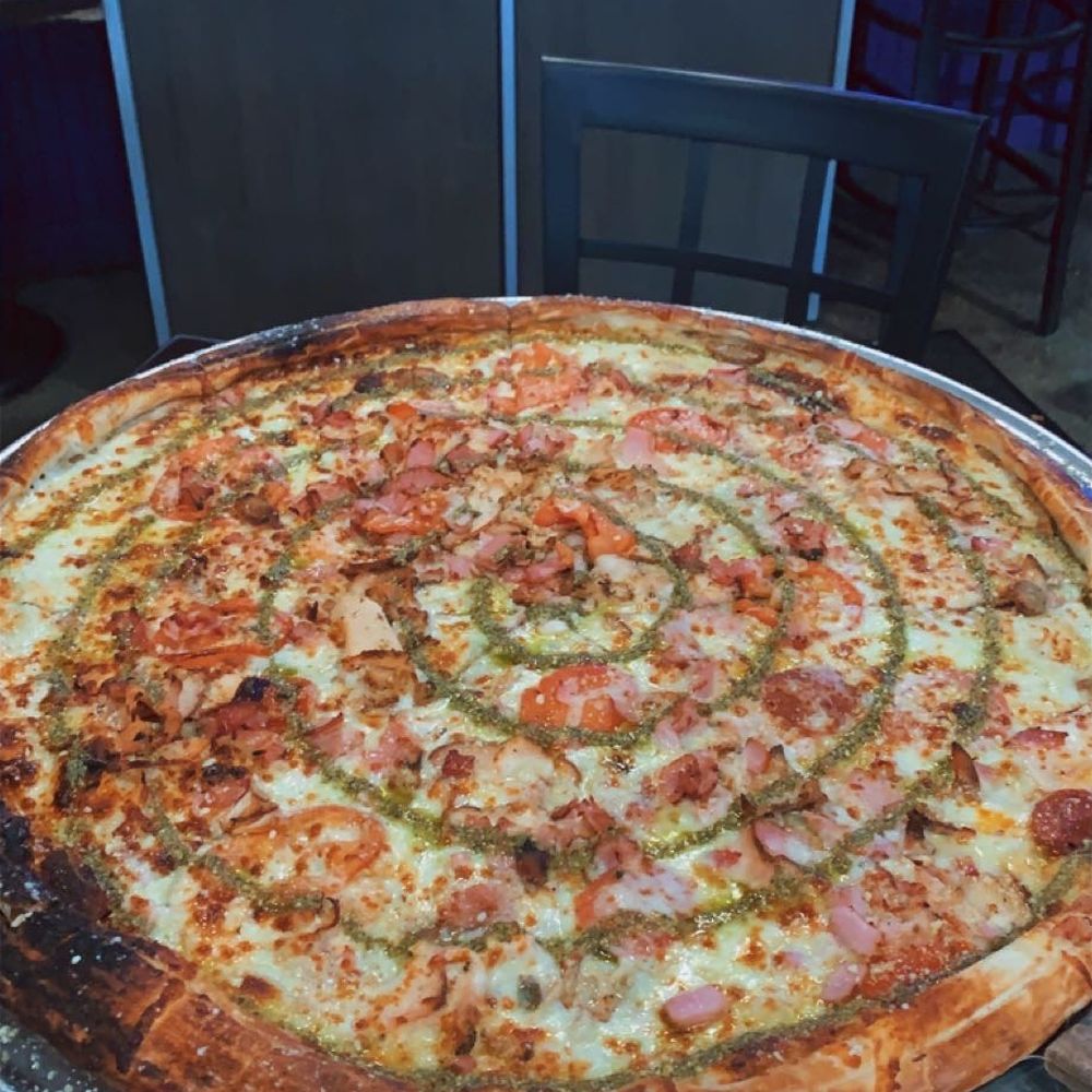 City Slice - 16" White Chicken Pesto - Chicken Wings Near Me - Baton Rouge, Louisiana City Slice - 16" White Chicken Pesto - Chicken Wings Near Me - Baton Rouge, Louisiana