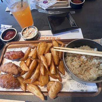 Kyochon Chicken - 3-wing sampler - Korean Near Me - Los Angeles, California Kyochon Chicken - 3-wing sampler - Korean Near Me - Los Angeles, California