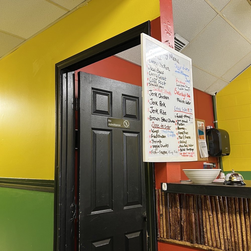 a menu hanging from the ceiling a menu hanging from the ceiling