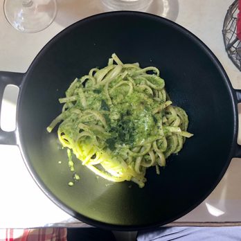 Chez Palmyre - Pesto linguine, main dish - French Near Me - Nice, 06