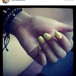 Number One Nails By Thi - Rosco yellow gel nails