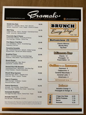 Menu photo 1 Bramalo Pizzeria & Restaurant Bellmore, NY