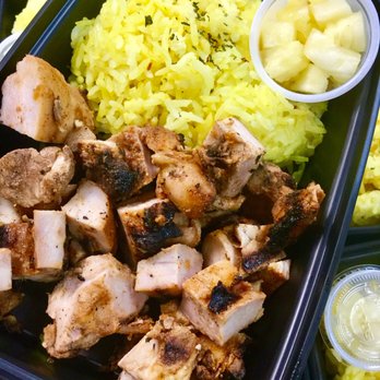 FitEx Meals - FitEx Meals Hawaiian Chicken with Coconut Rice prepared meal - Food Delivery Services Near Me - Tampa, Florida