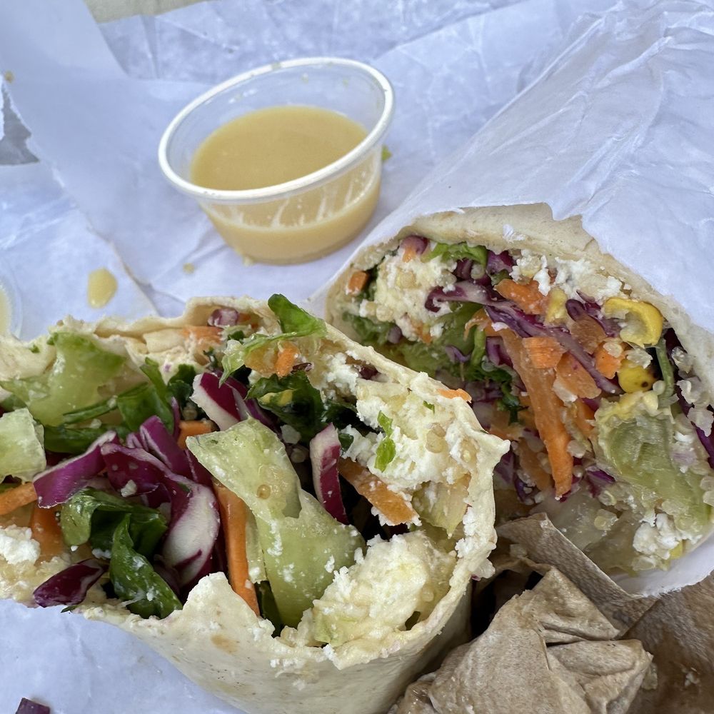 Just Salad - HONEY CRISPY CHICKEN WRAP. Where's the Chicken? - Salad Near Me - Huntington, New York Just Salad - HONEY CRISPY CHICKEN WRAP. Where's the Chicken? - Salad Near Me - Huntington, New York