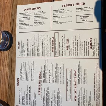 Whiskey Cake - Menu - New American Near Me - Irving, Texas