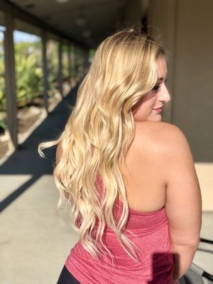 Hair Transformation By Creative Director Brandon - Hair Transformation, Full BabyLights, treatment and Tape In Hair Extensions. by Creative Director Brandon Bal-Lance