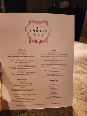 Menu photo 4 The Aperitivo Club Pittsburgh, PA Menu photo 4 The Aperitivo Club Pittsburgh, PA