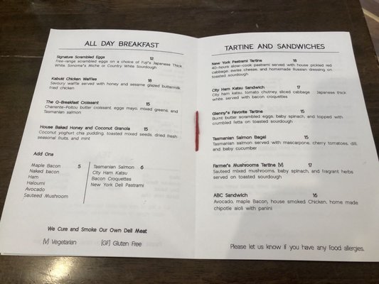 Menu photo 1 The Q on Harris Ultimo, NSW Menu photo 1 The Q on Harris Ultimo, NSW